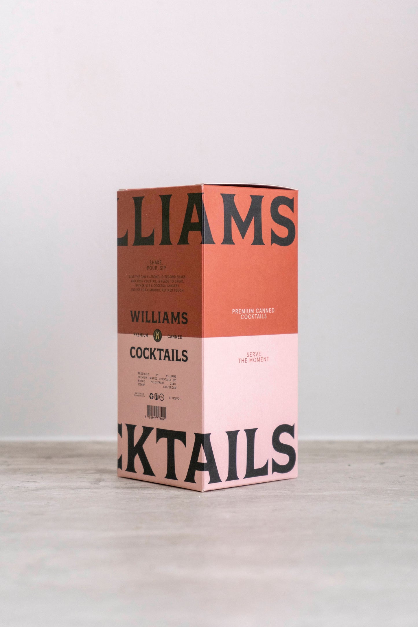 Cadeau verpakking met 3 cocktails