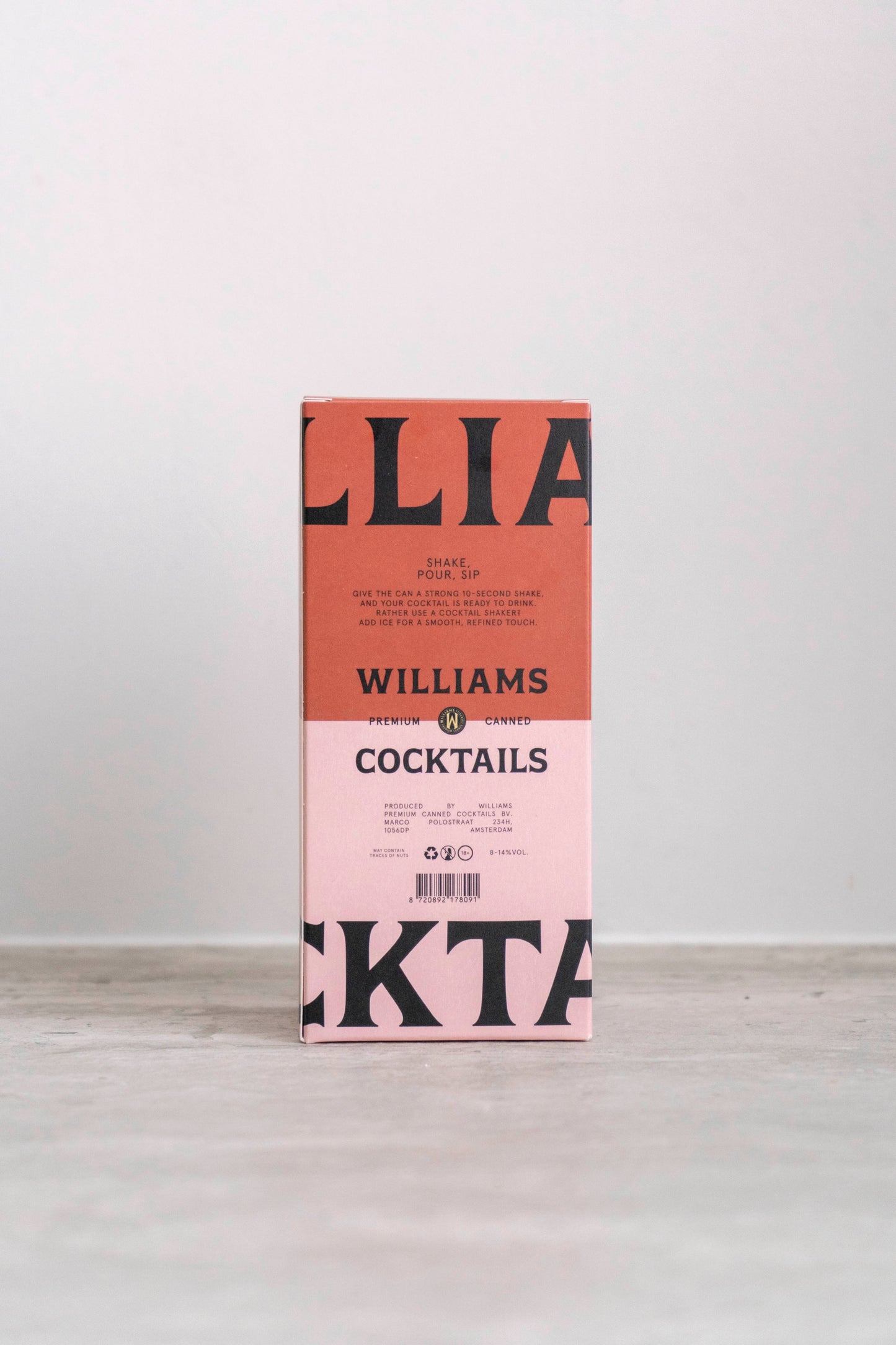 Cadeau verpakking met 3 cocktails