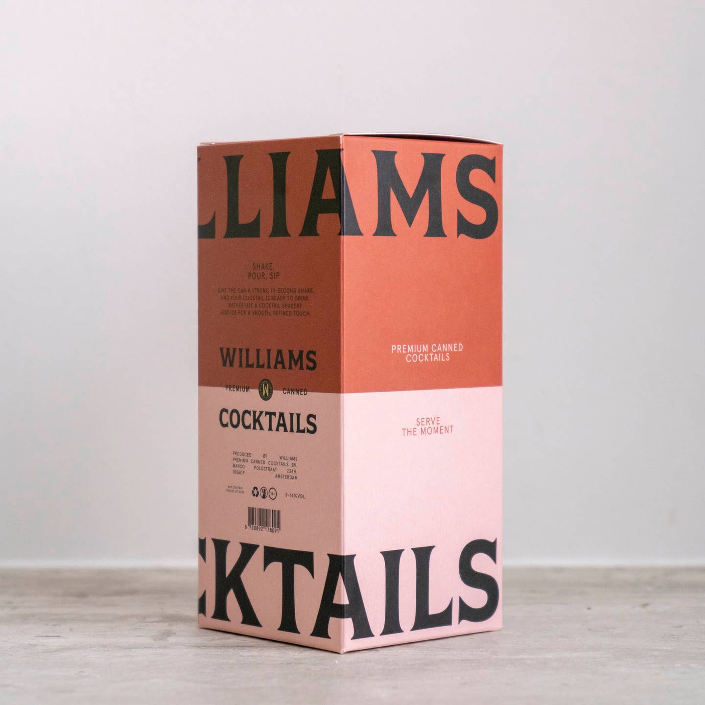 Cadeau verpakking met 3 cocktails (Margarita, Negroni, Espresso Martini)