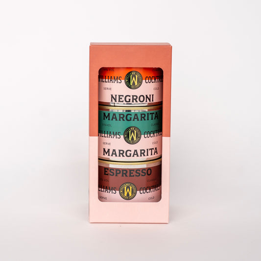 Gift package with 3 cocktails (Margarita, Negroni, Espresso Martini)