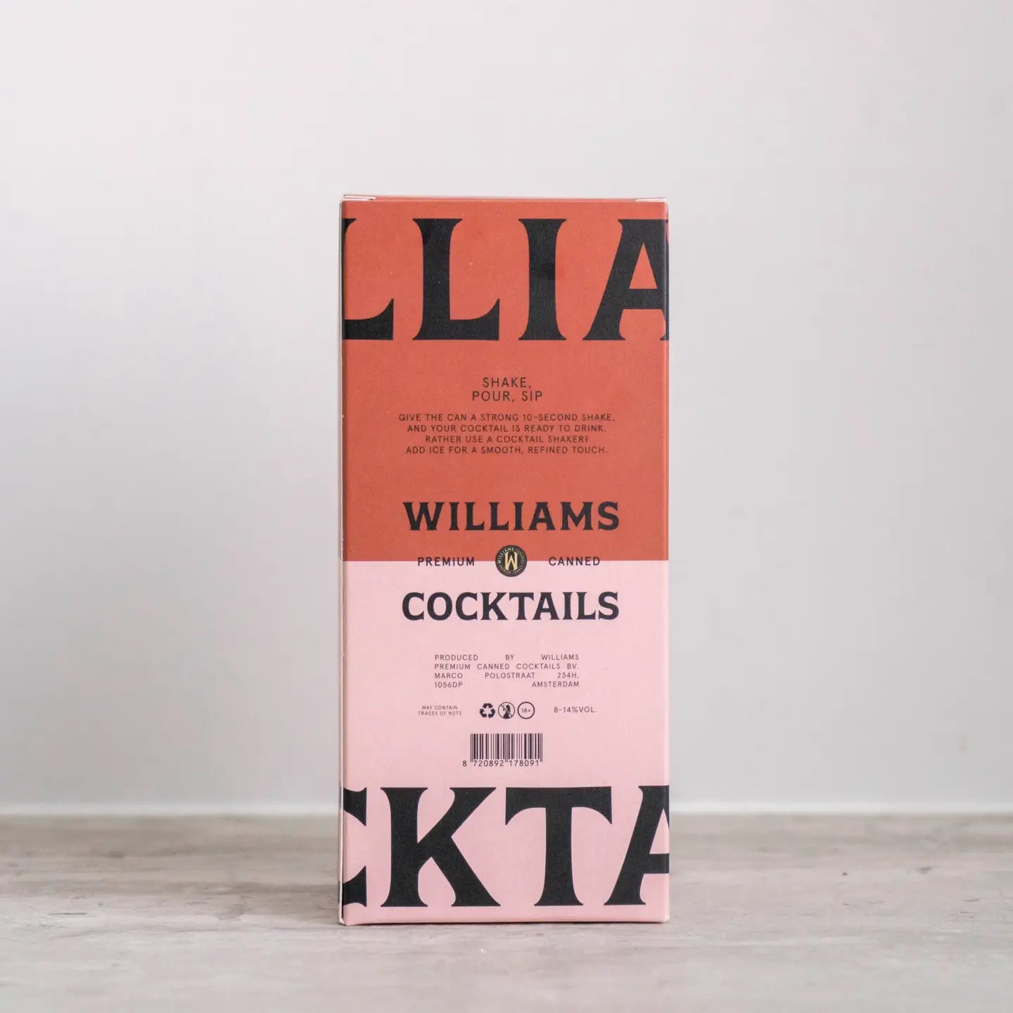 Cadeau verpakking met 3 cocktails (Margarita, Negroni, Espresso Martini)